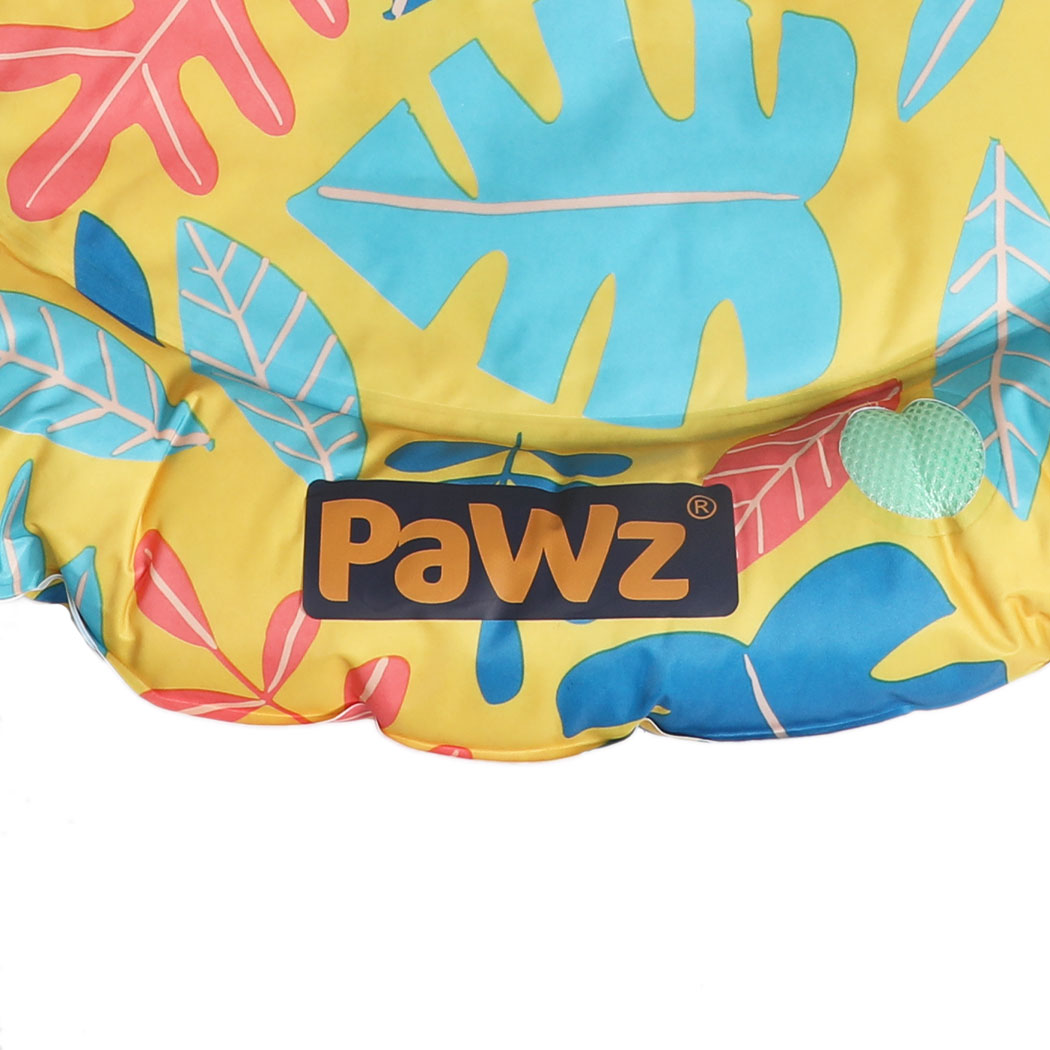 PaWz Pet Cool Gel Mat Cat Bed Dog Bolster L Large-1864184516600532996