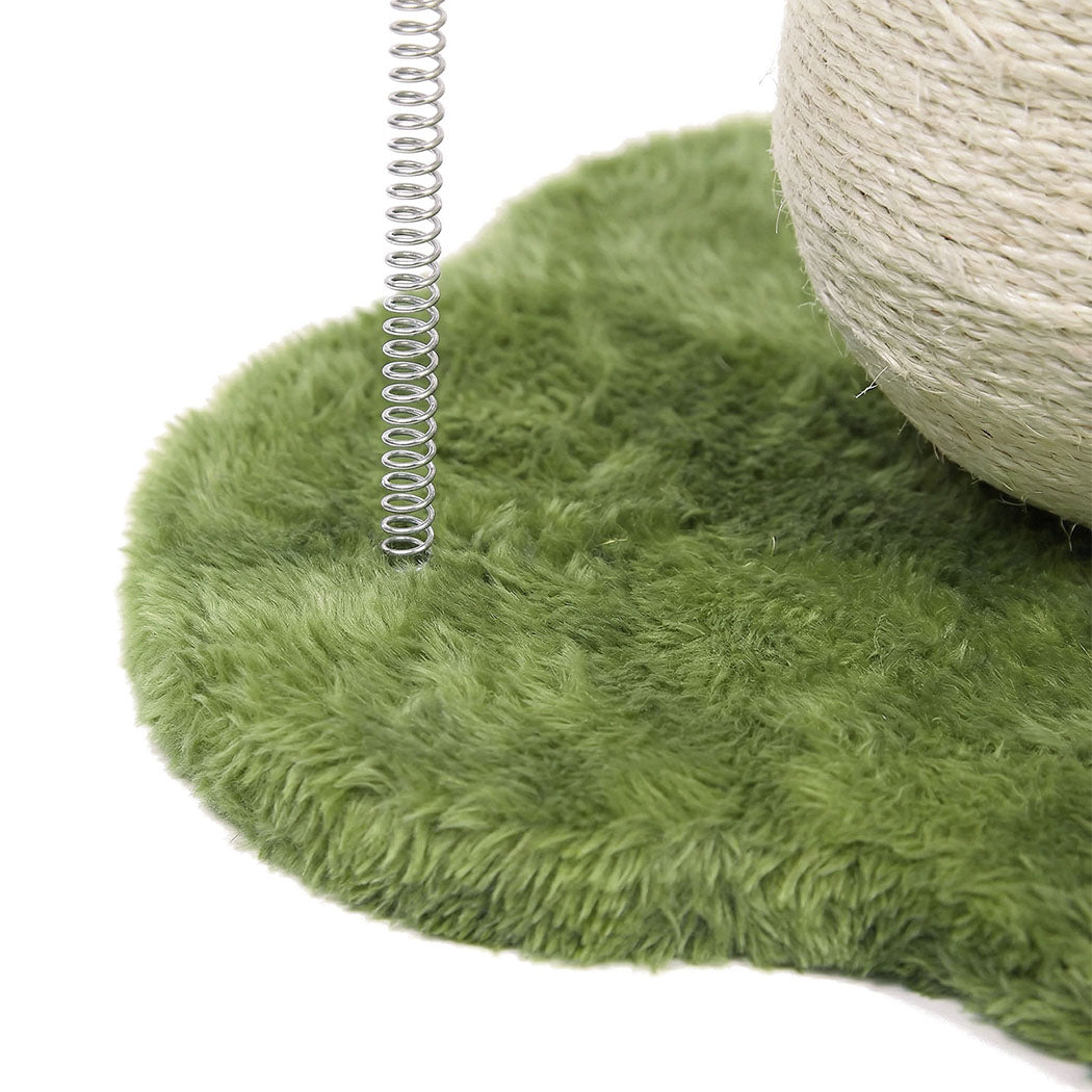 Pawz Mushroom Cat Scratching Post Sisal Rope Cat Tower