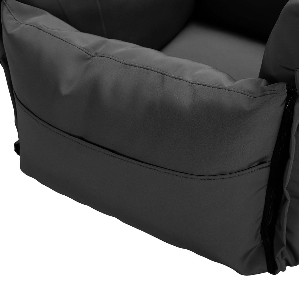 PaWz Dog Car Seat Booster Belt Black-1864184562842734596