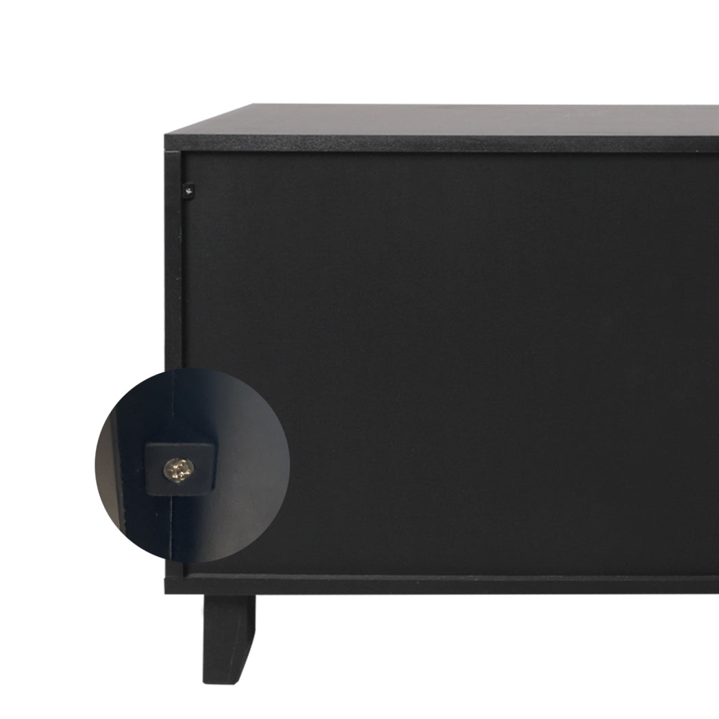 PaWz Enclosed Cat Litter Cabinet Box Black-1864184535395209221