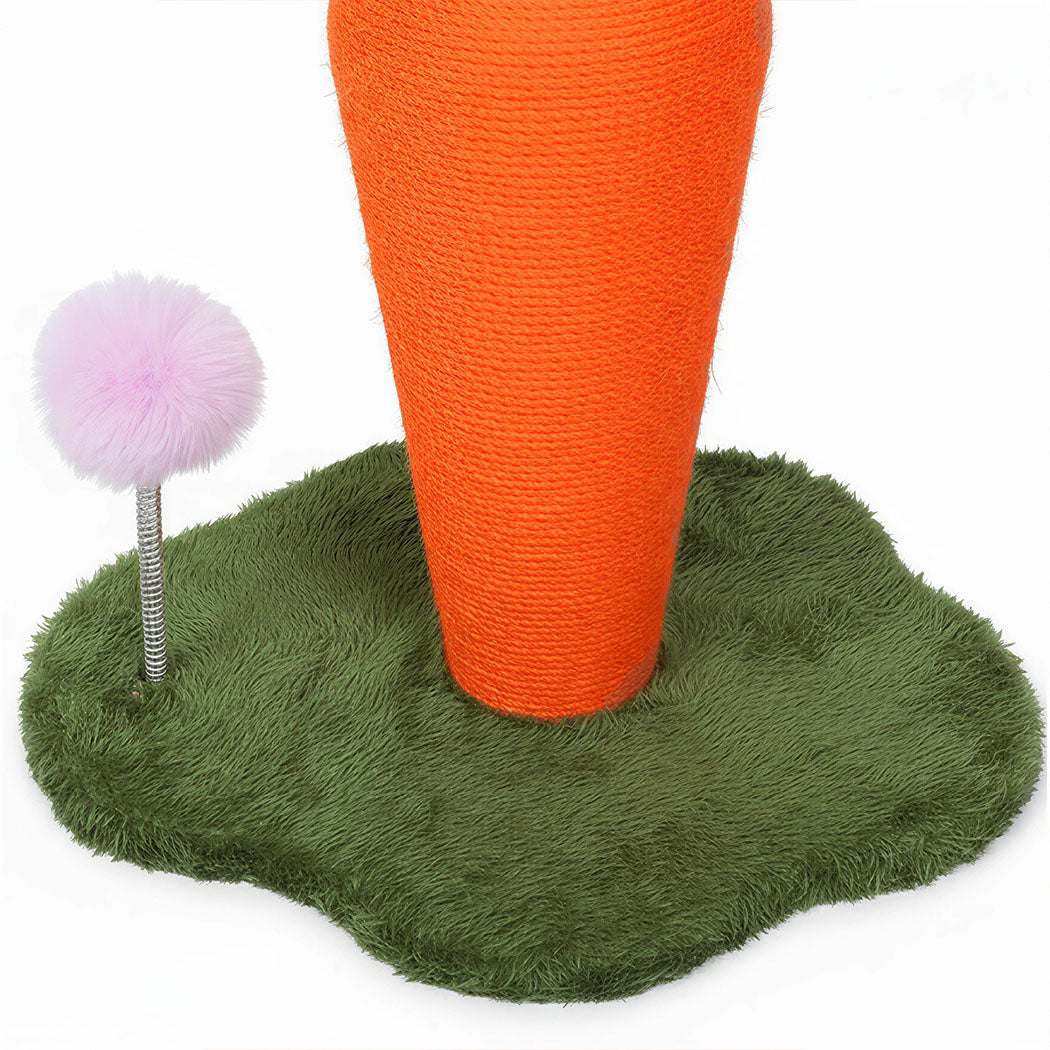 Pawz Cat Scratching Post Cute Carrot Scratching Post