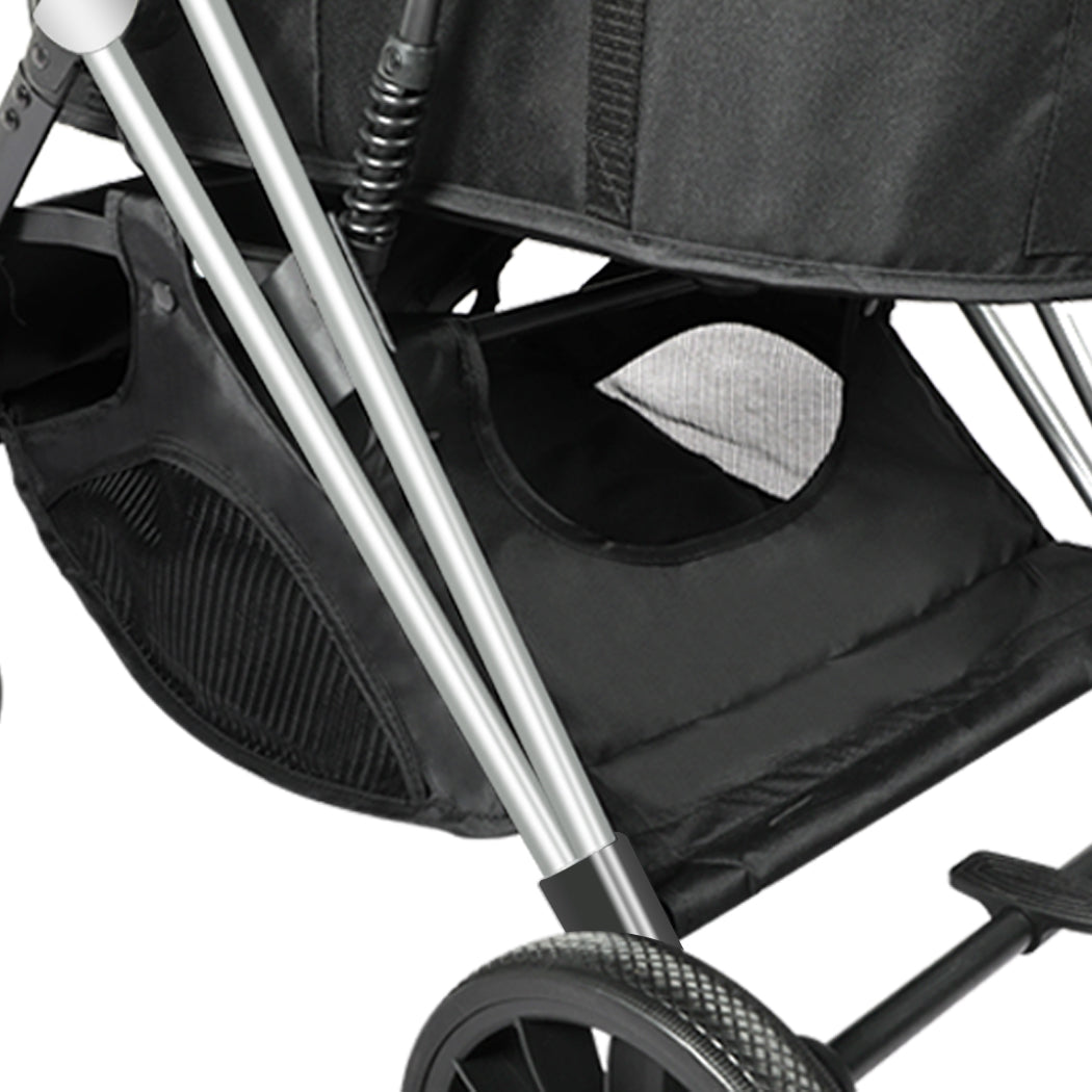 PaWz 4 Wheels Pet Stroller Dog Cat Pram-1864184625677602821
