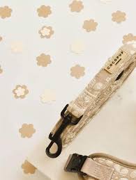 Cocopup London – LUXE Dog Lead – Mocha Flower