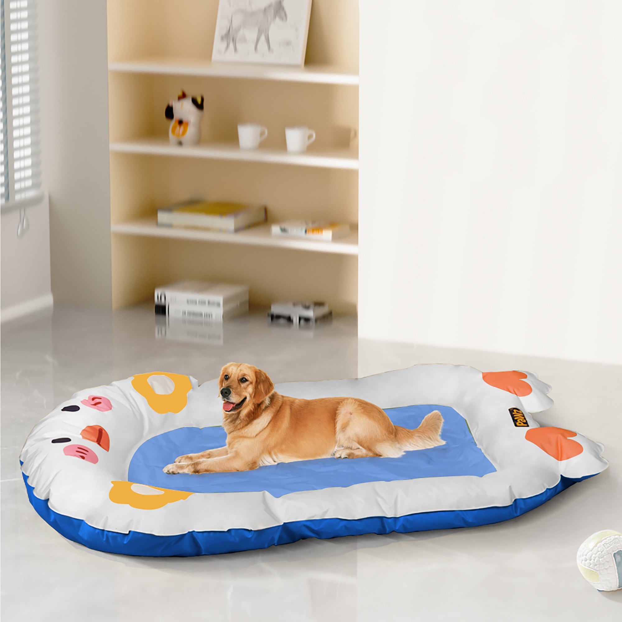 PaWz Pet Cooling Mat Dog Cat Human Size Blue-1864184563127947270