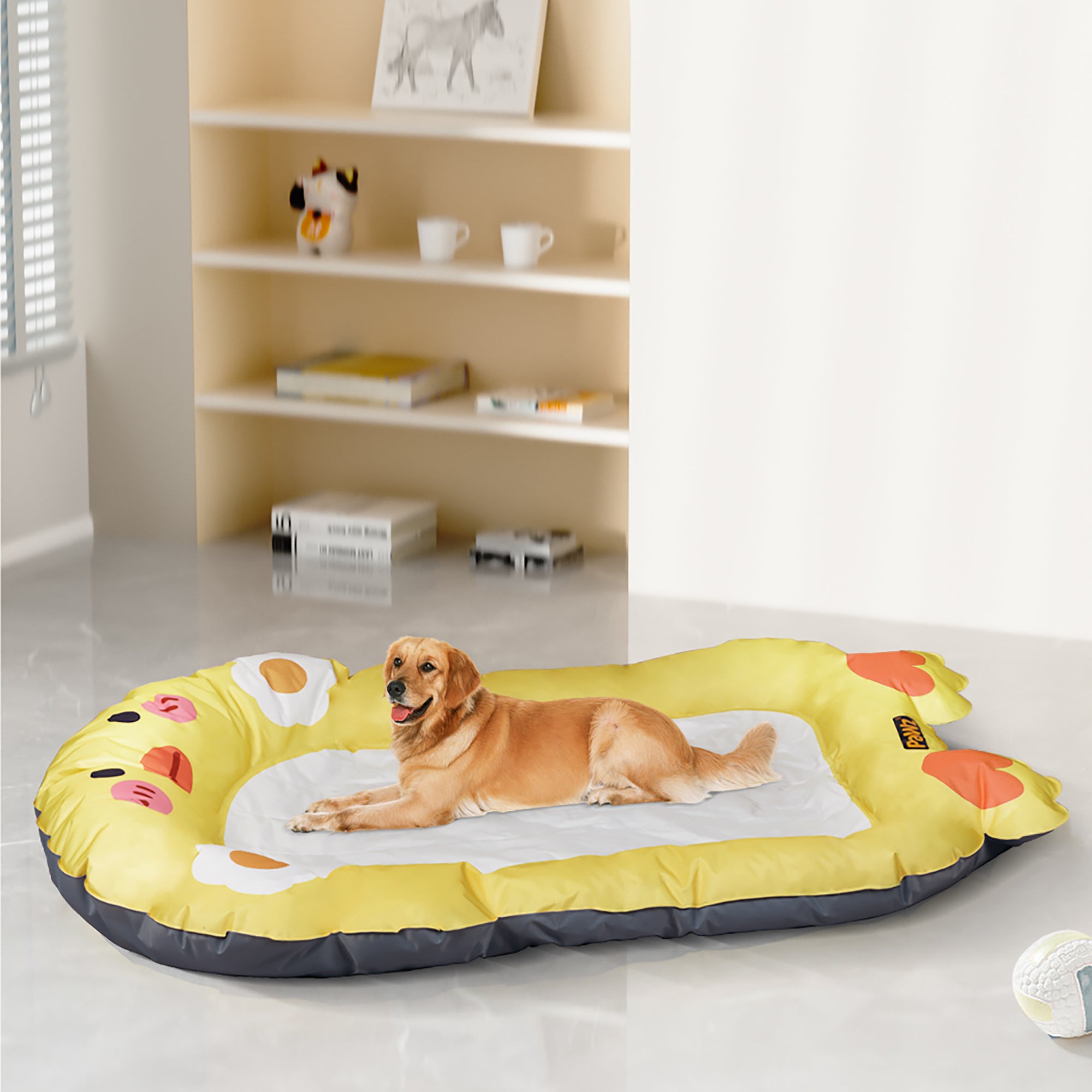 PaWz Pet Cooling Mat Dog Cat Human Size Yellow-1864184563266359302